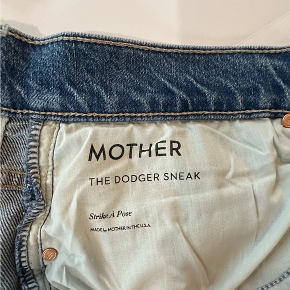 MOTHER SUPERIOR The Dodger Sneak Jeans in Strike A Pose | Size 34 | NWT - Picture 3 of 13